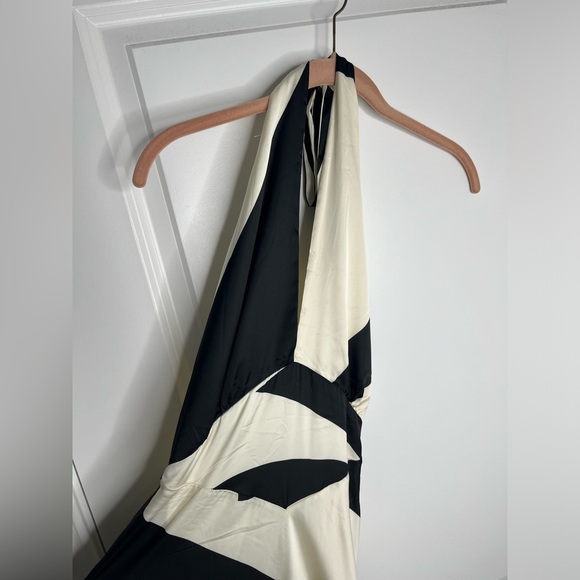 Anthropologie Bardot Citron Halter Midi Dress Size 10 NWT / Flawed* - Picture 8 of 16